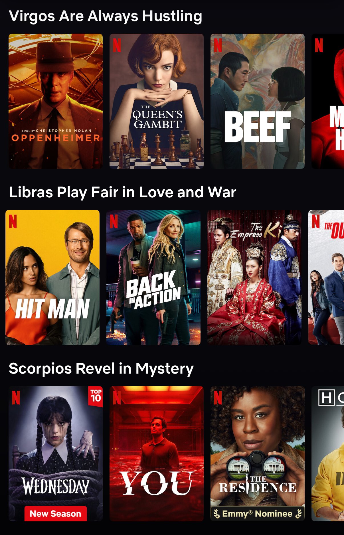 Lee más sobre el artículo Netflix lanza un centro de astrología para recomendarte qué ver según tu signo
